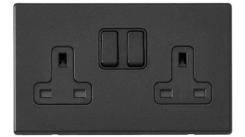 Elevate Your Interiors with Hamilton G2 Matt Black Switches & Sockets