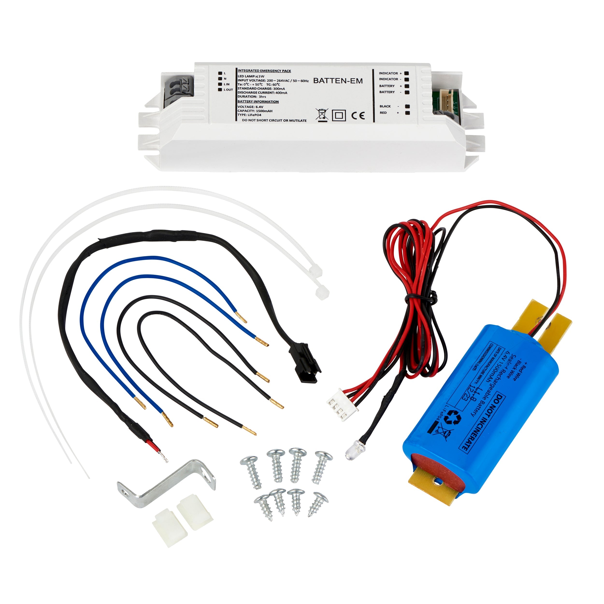 Saxby Lighting Lucca CCT EM Pack 114572