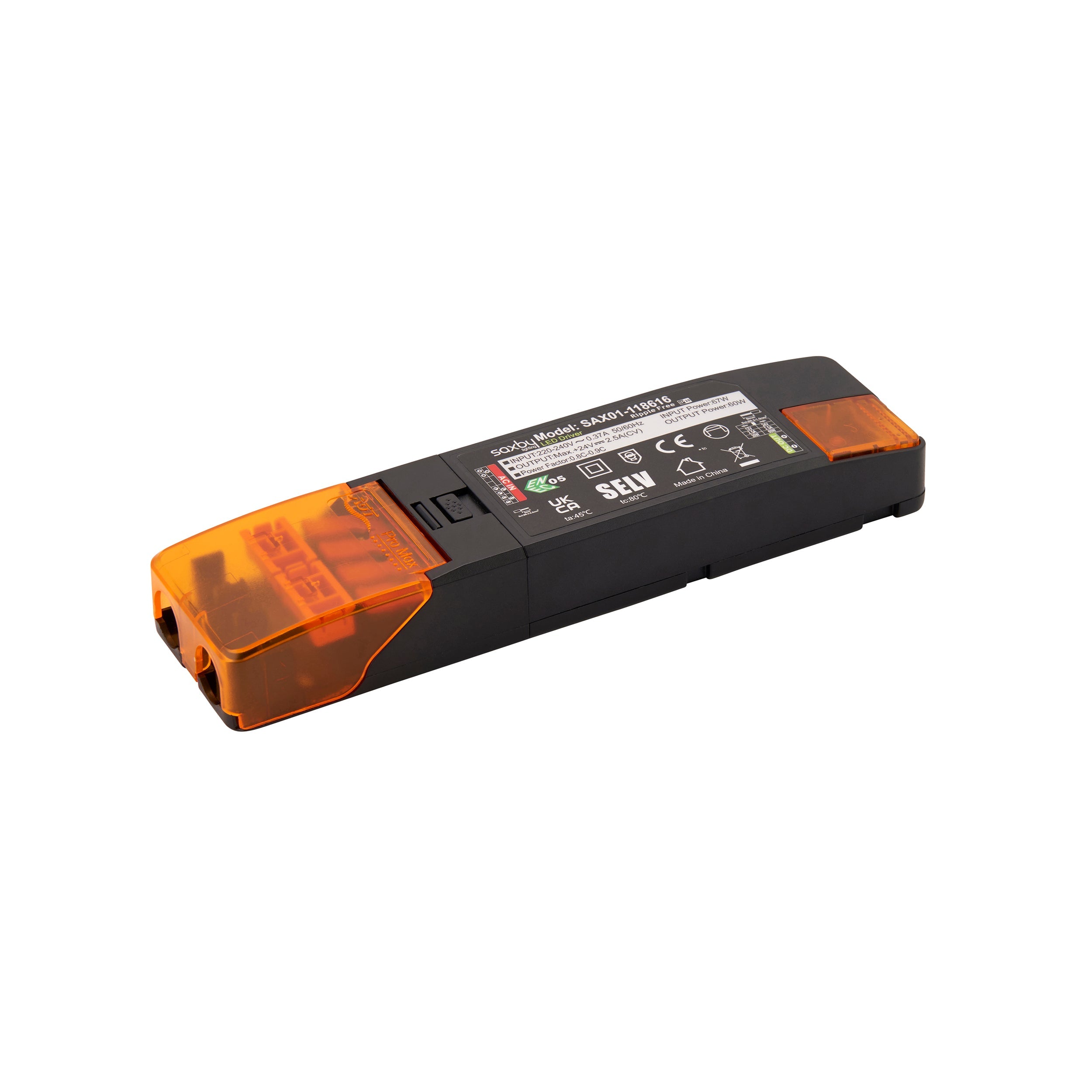 Saxby Lighting LED Driver Constant Voltage 12/24V 30/60W PRO 118616