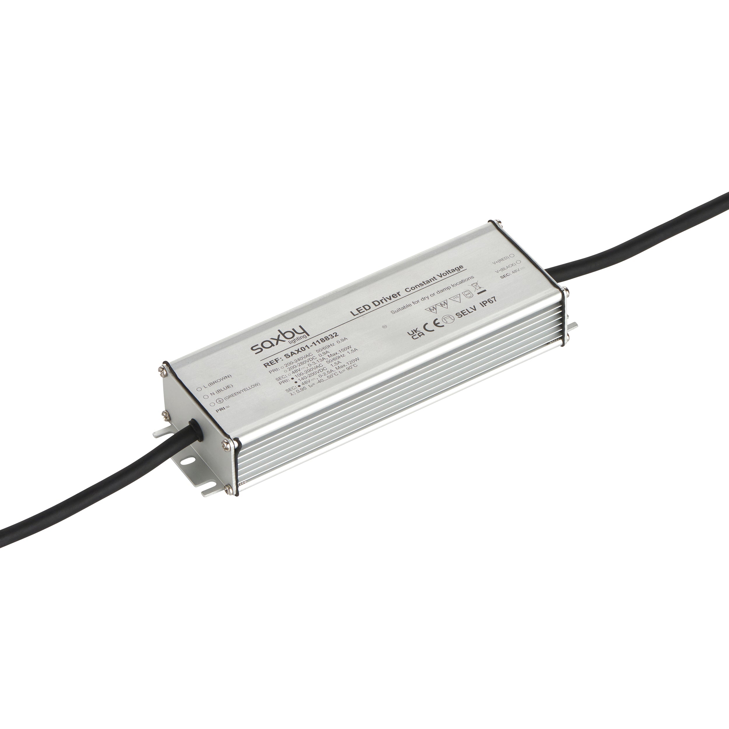 Saxby Lighting LED Driver Constant Voltage IP67 48V 150W 118832