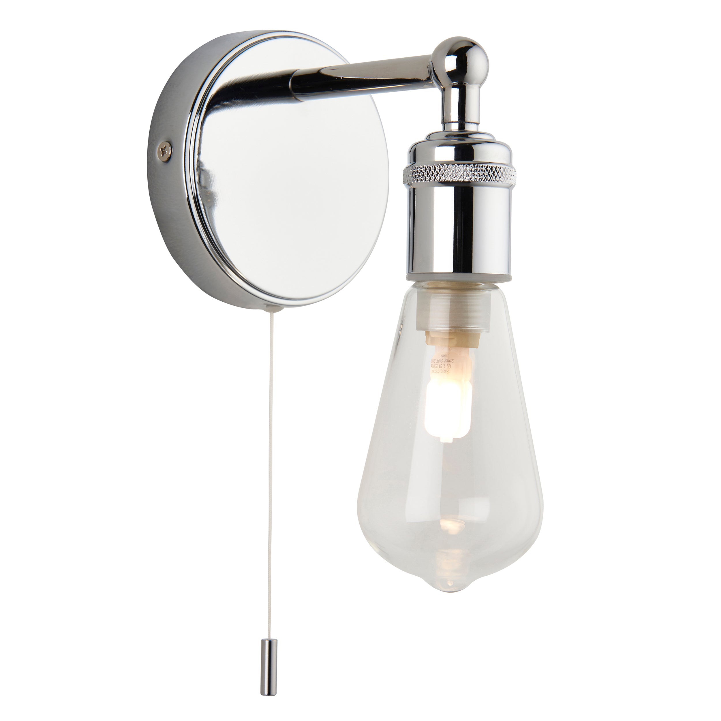 Saxby Lighting Ori 1lt Wall 3.5W IP44 - Chrome 120815