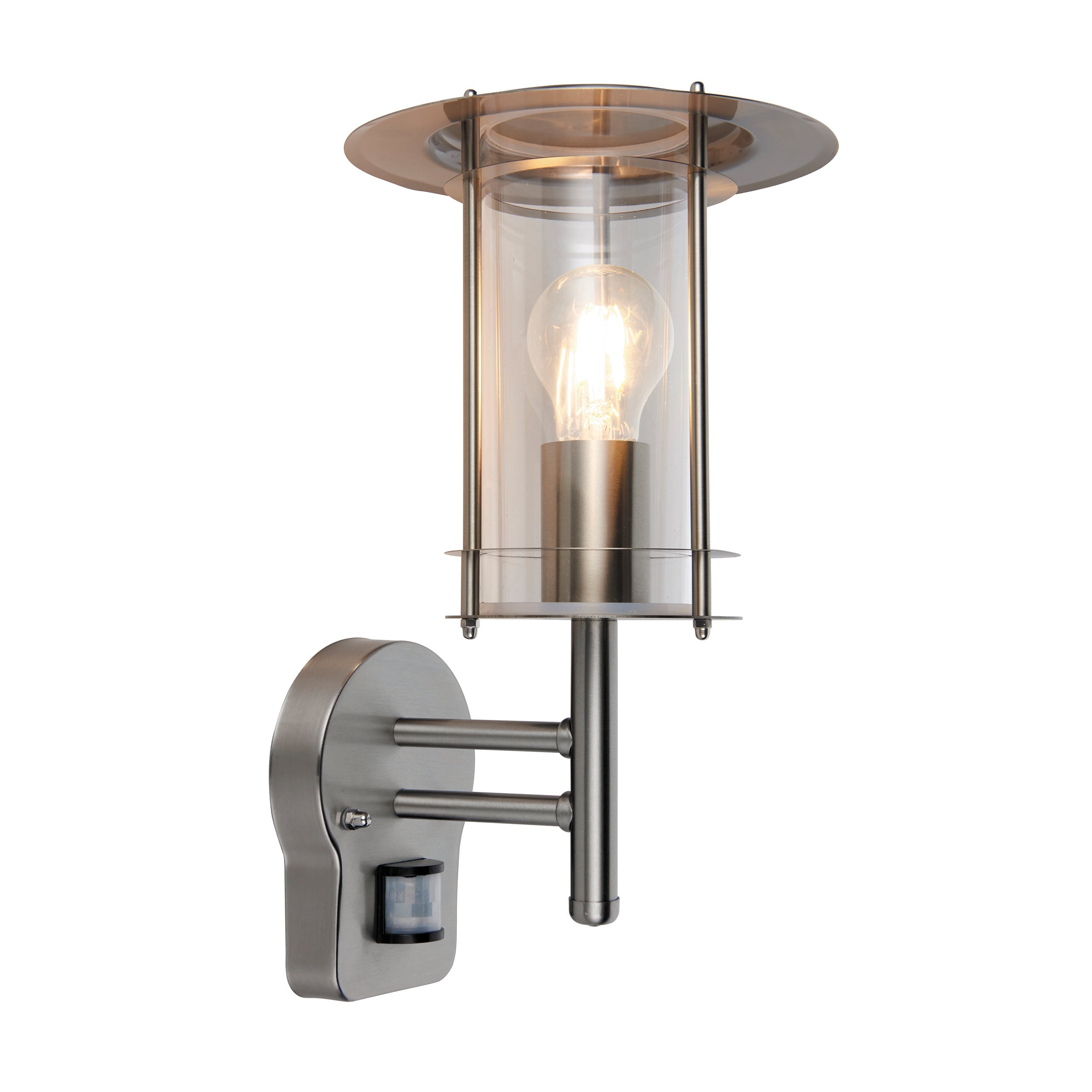 Saxby Lighting York PIR 1lt wall IP44 15W 4479782