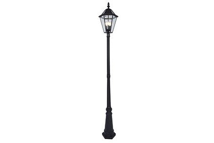 Lutec London Solar Powered IP44 Outdoor Lamp Post 6951301189
