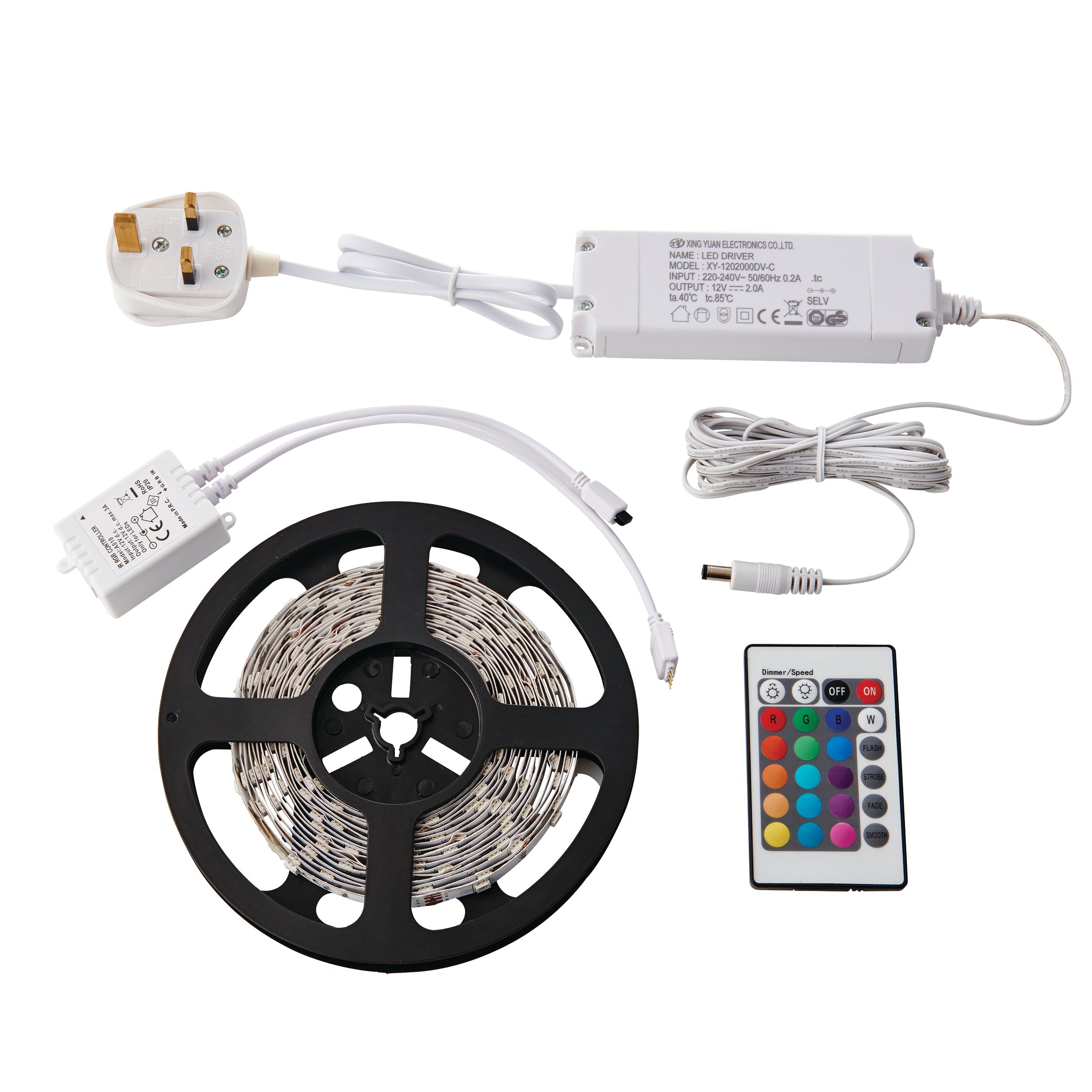 Saxby Lighting Flexline 12V 5m kit RGB 24W SW rgb 73667