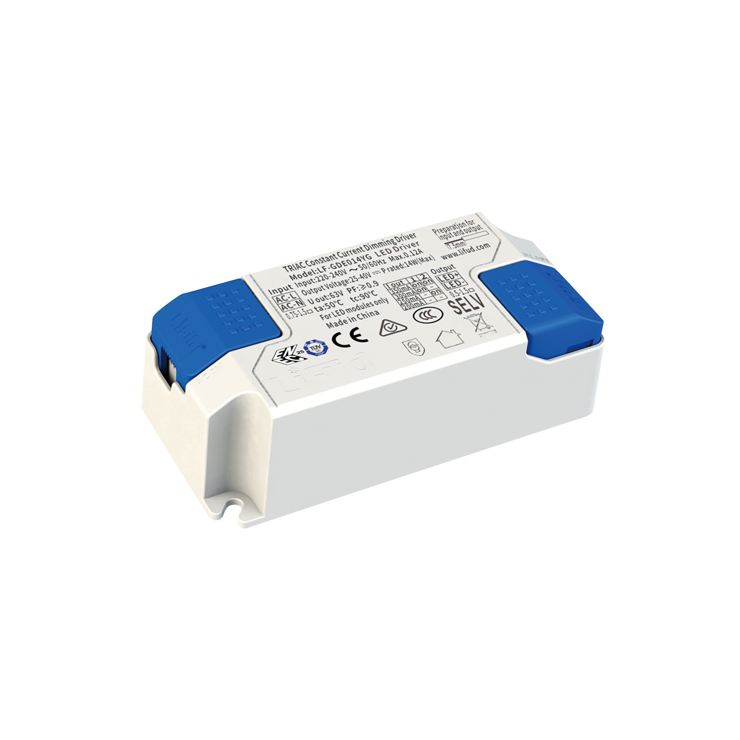 Saxby Lighting LED Driver Constant Current Dimmable 14W 200/250/300/350mA selectable 92722