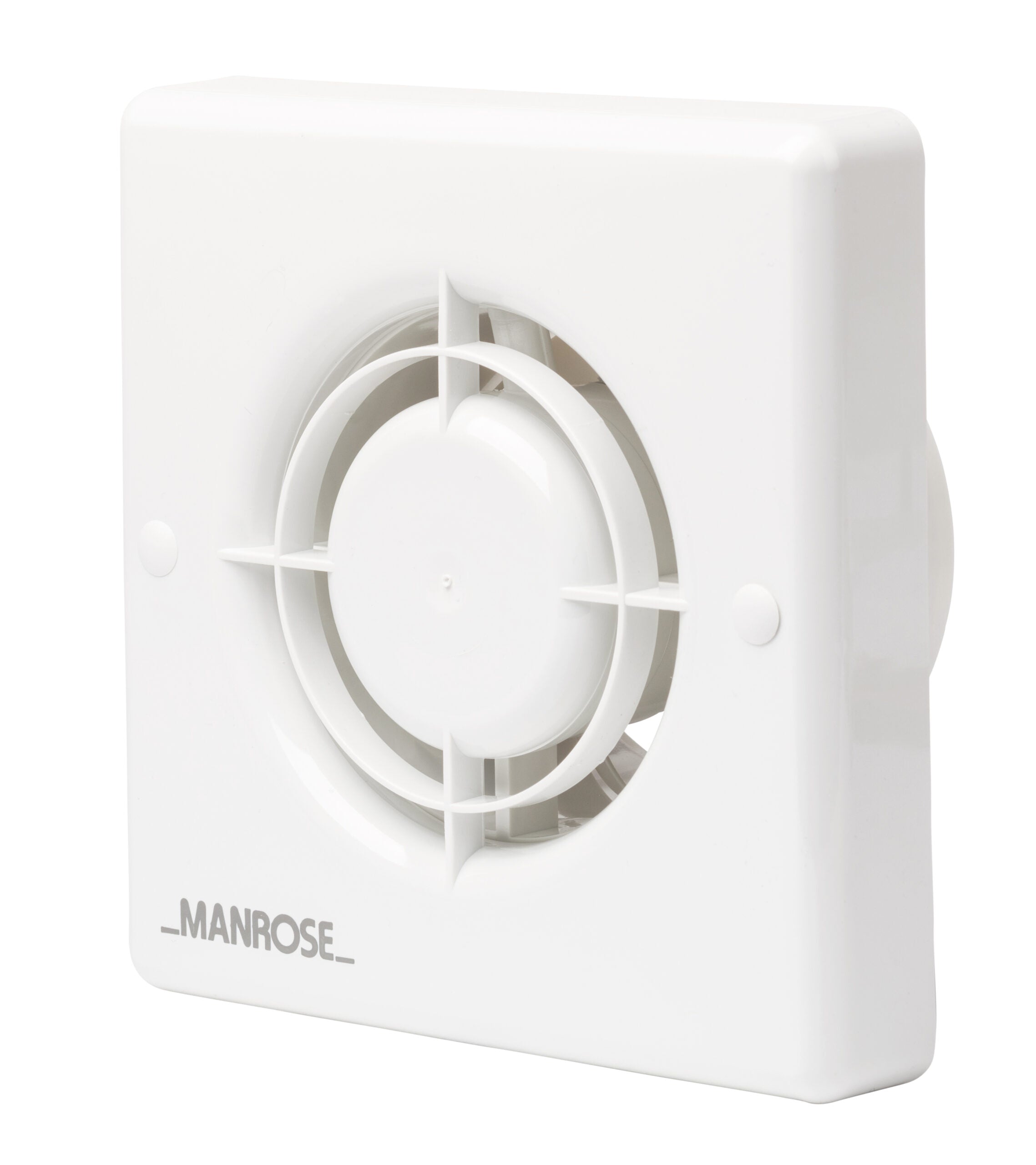 Manrose 100mm Axial Bathroom Extractor fan with timer white 240v - XF100T