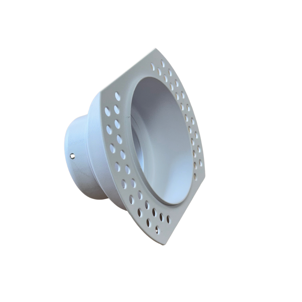 Zelda Trimless IP65 Plaster In GU10 Fire rated Downlight ZELRW