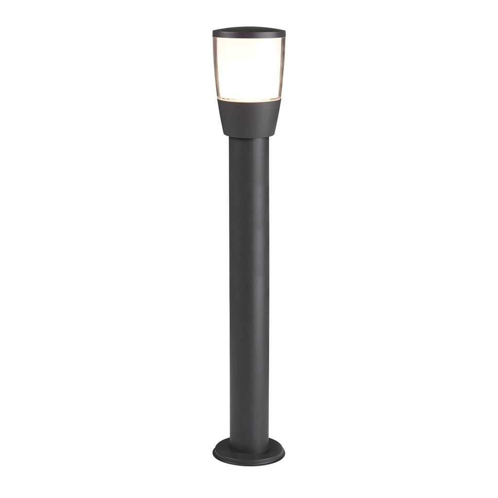 Searchlight Tucson Outdoor 1Lt Post (90Cm Height), Dark Grey, Clear/White Shade 0598-900Gy