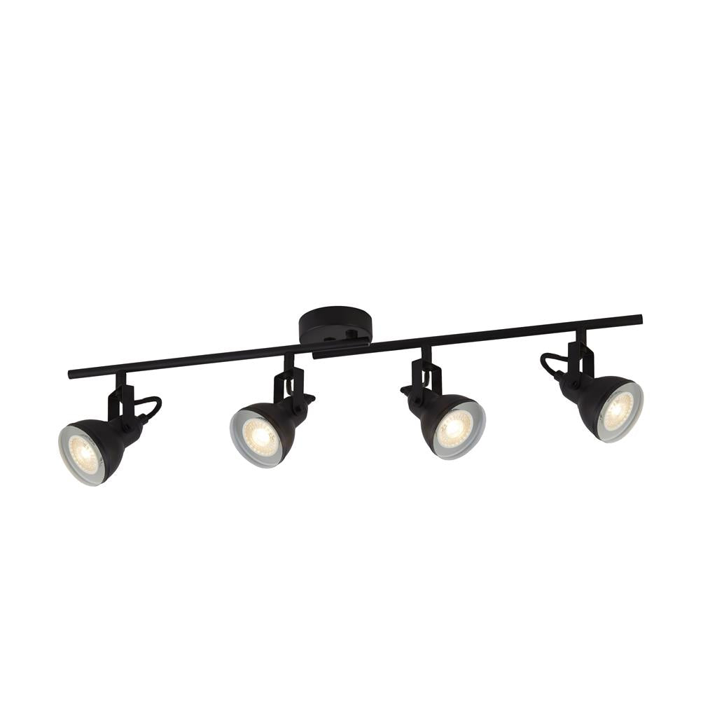 Searchlight Focus - 4Lt Spotlight Split-Bar - Black 1544Bk