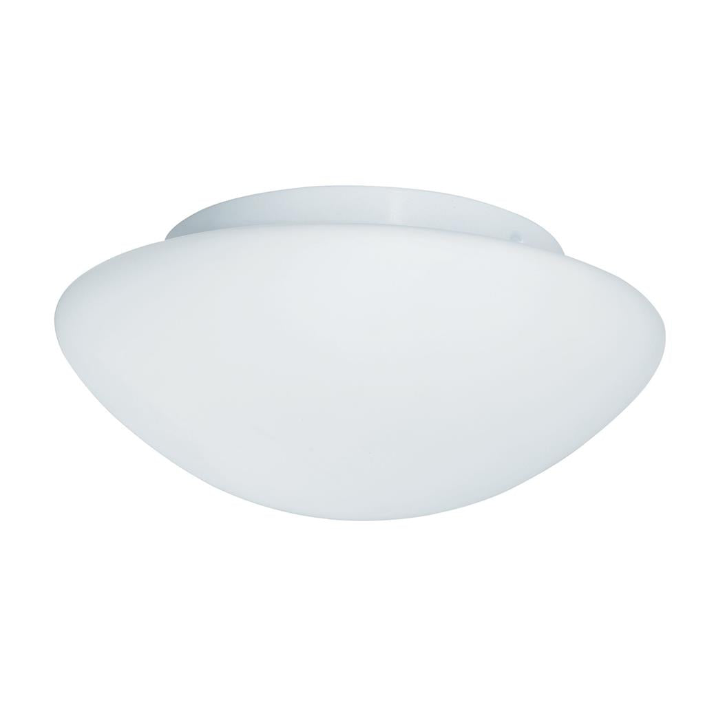 Searchlight Tokyo Bathroom Flush Ip44 1Lt - White Opal Glass Ftg 23Cm 1910-23