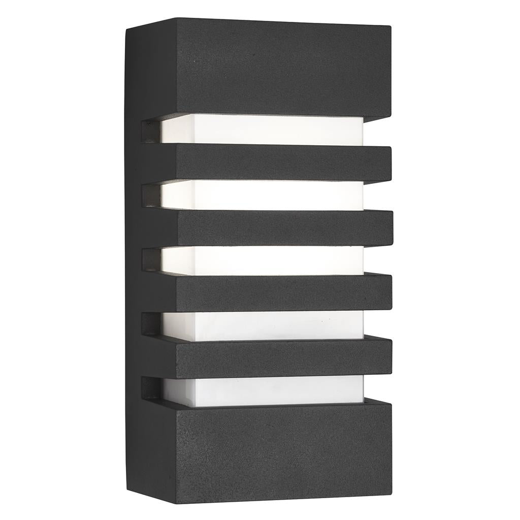 Searchlight Led Outdoor & Porch Grilled Wall Bracket - Dark Grey 3393Gy