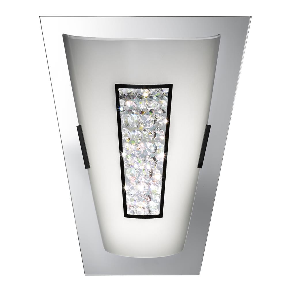 Searchlight Portland Wall Light Led, Mirror Edge, Ip44 3773-Ip