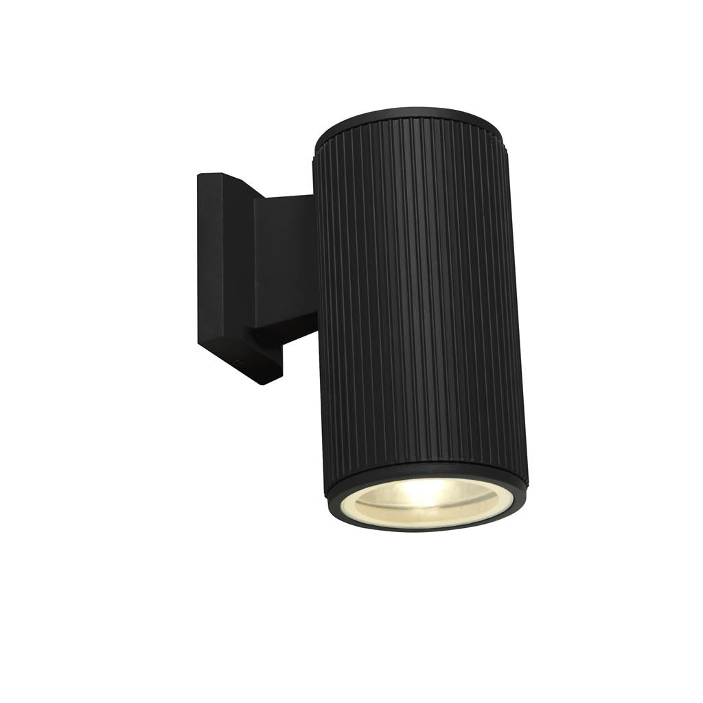 Searchlight Outdoor 1Lt Wall/Porch Light - Black With Clear Glass Diffuser 6871Bk