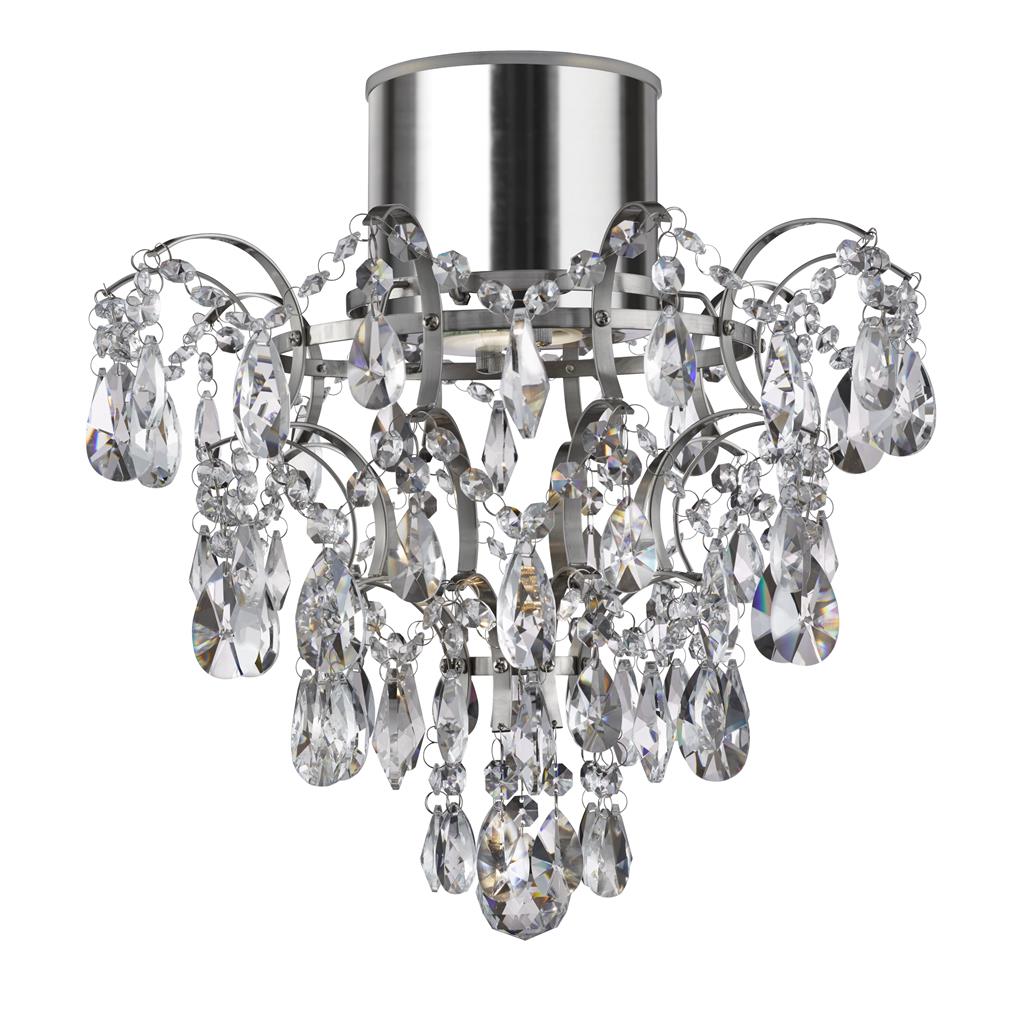 Searchlight Belle Bathroom (Gu10 Led) Ip44 Chandlier K5 Crystals 7901-1Cc-Led