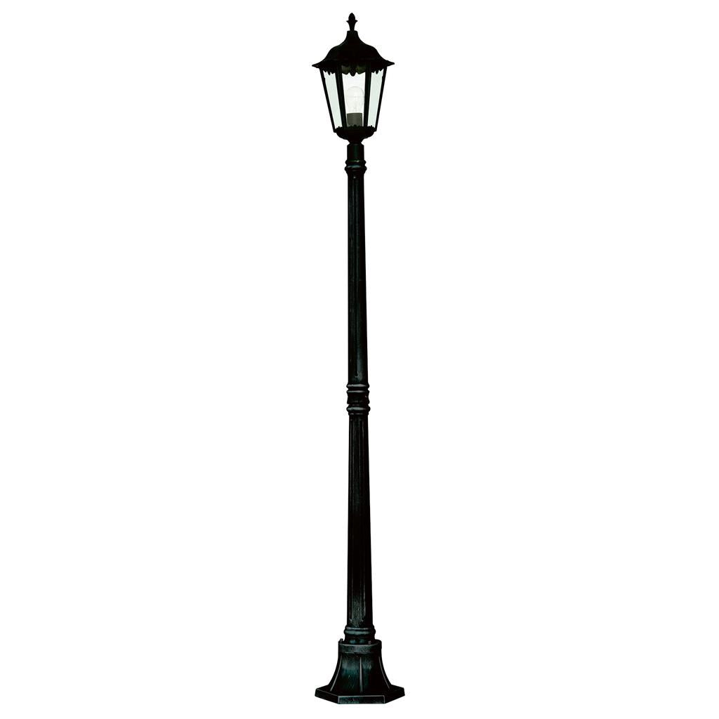 Searchlight Alex Outdoor Post Lamp - 1Lt Black Ht183Cm 82508Bk