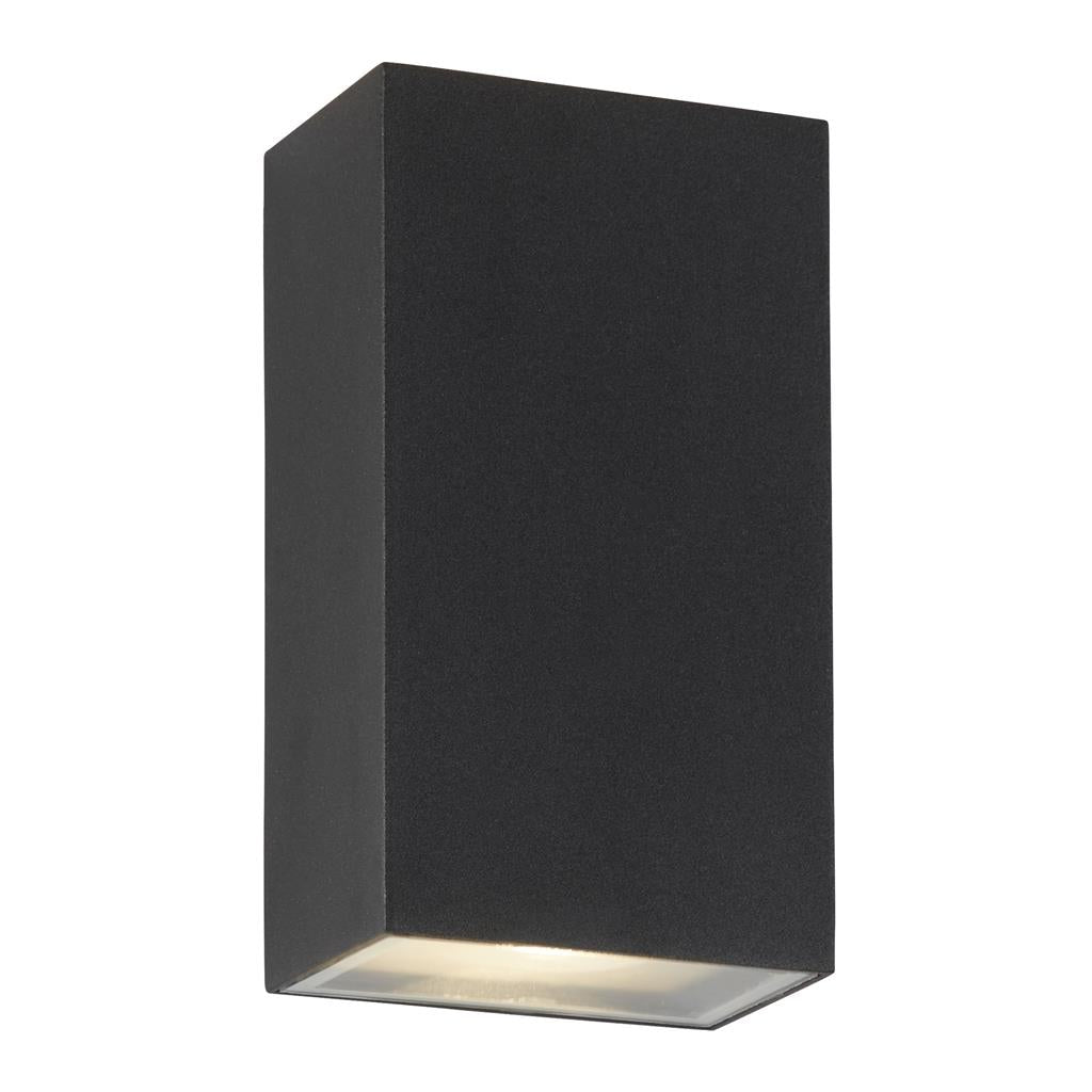 Searchlight Stirling Led Outdoor Up/Down Rectangle Wall Bracket, Black 8852Bk