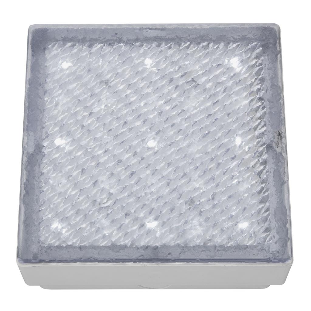 Searchlight Led Outdoor&Indoor Recessed Walkover Clear Small Square - White Led 9914Wh