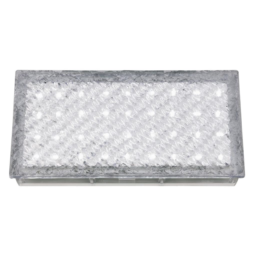 Searchlight Led Outdoor&Indoor Recessed Walkover Clear Rectangle - White Led 9915Wh