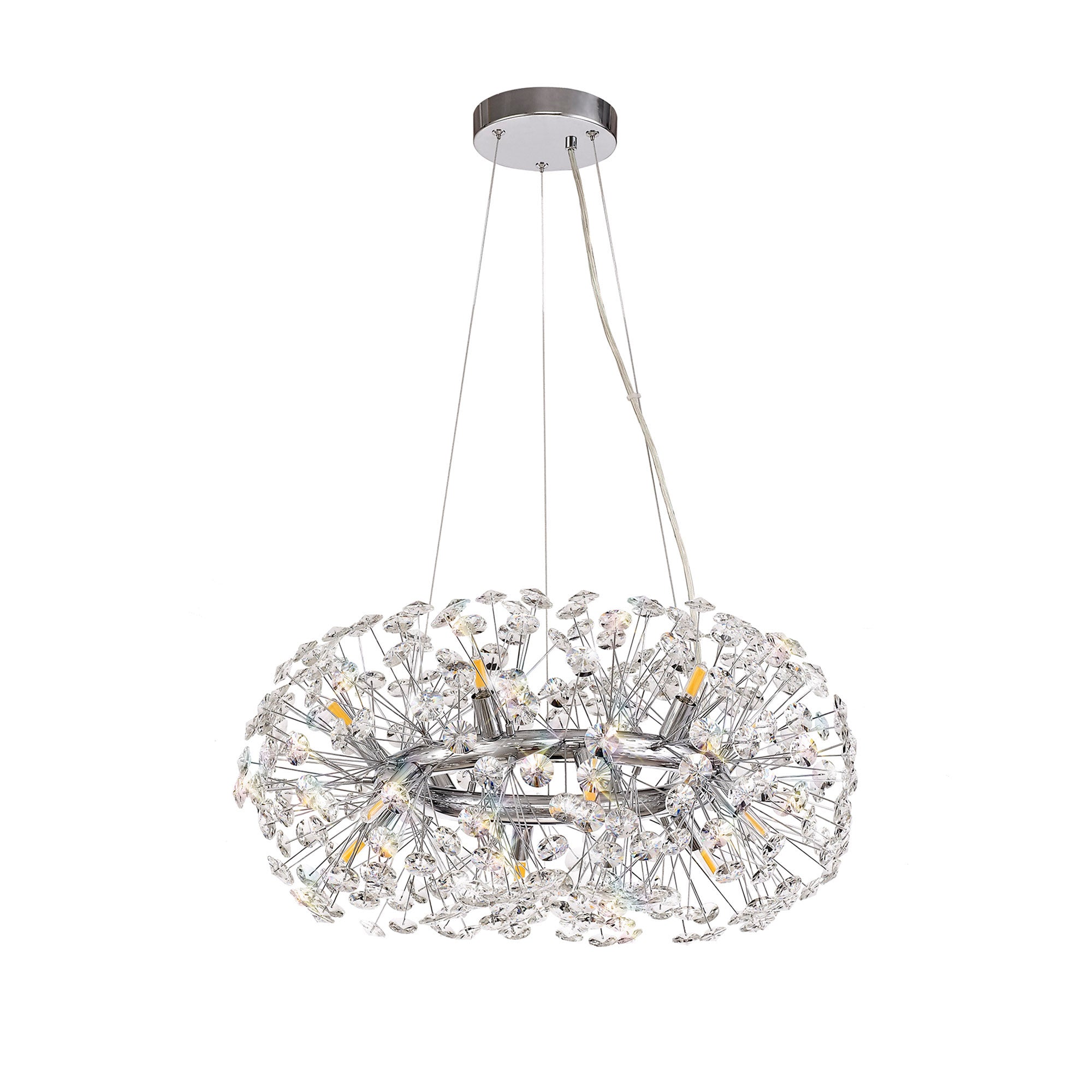 Chakkar Pendant 12 Light G9 Polished Chrome/Crystal LO173943