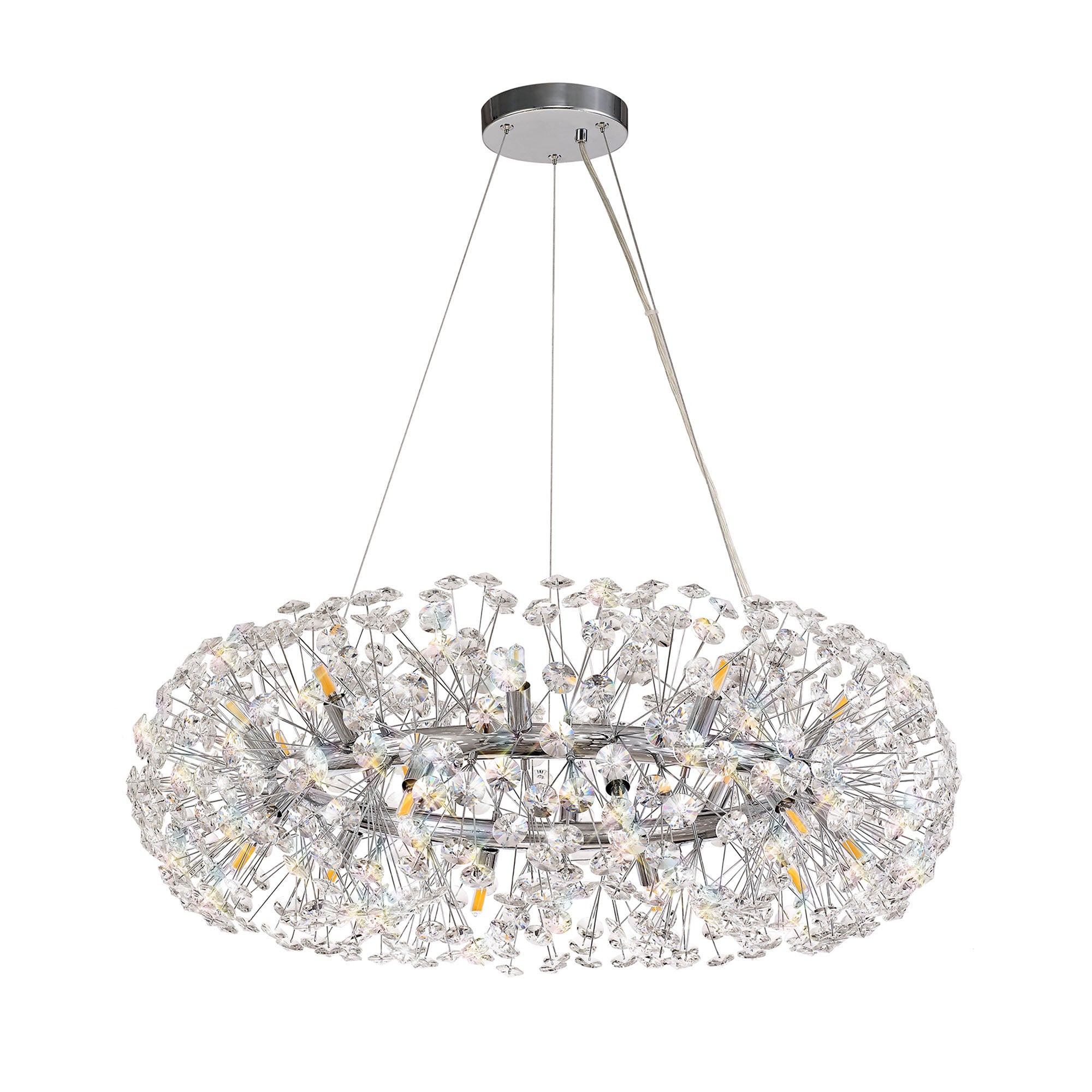 Chakkar Pendant 20 Light G9 Polished Chrome/Crystal LO173953