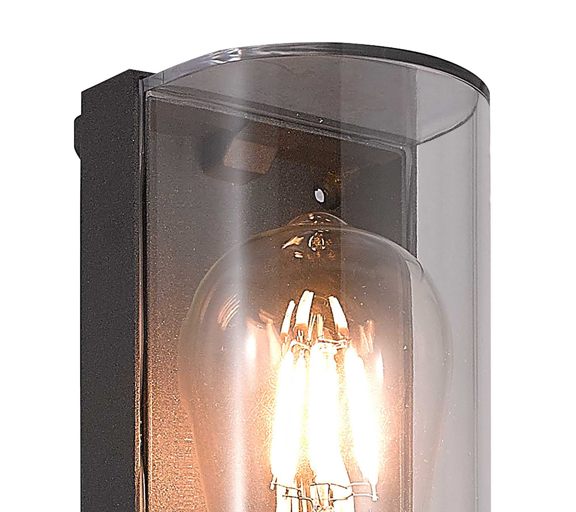 Manson Wall Lamp Curved, 1 x E27, IP65, Anthracite, 2yrs Warranty