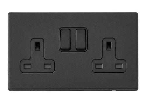 Elevate Your Interiors with Hamilton G2 Matt Black Switches & Sockets