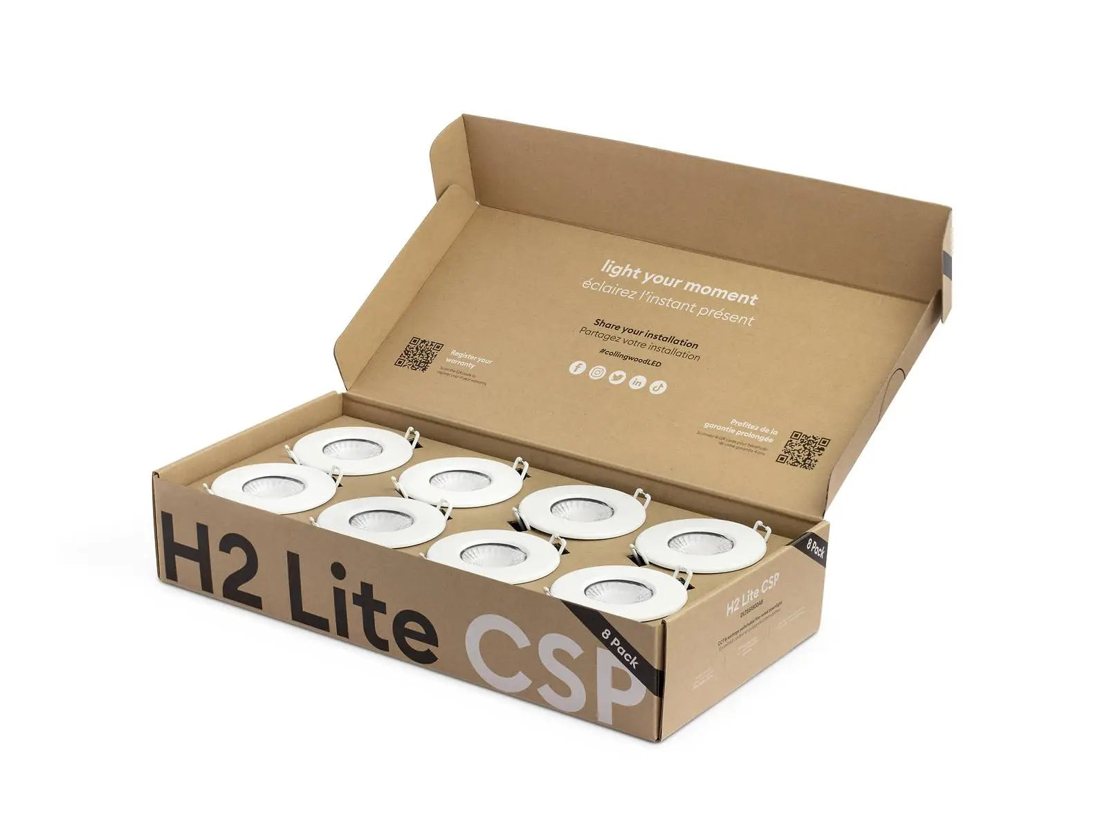 Why the Collingwood H2 Lite CSP 8 Pack is the Ultimate Fire-Rated LED Downlight Solution