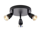Saxby Lighting Amalfi 3lt Round - Black 101330