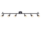 Saxby Lighting Amalfi 6lt Bar - Black 101332