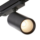 Saxby Lighting Lunaro 3-Phase Multi Wattage Track Head 3000K - Matt Black 120336