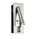 Saxby Lighting Lumos 1lt Wall 3W 3000K - Stainless Steel 120963