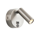 Saxby Lighting Lumos Mini 1lt Wall 3W 3000K - Stainless Steel 120966