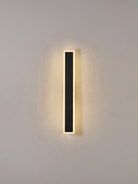 Lightologist Nordic Black 60cm Rectangular Outdoor Wall Lamp LO17480BL3