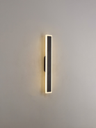 Lightologist Nordic Black 60cm Rectangular Outdoor Wall Lamp LO17480BL3