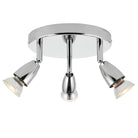 Saxby Lighting Amalfi 3lt Round - Chrome 43279