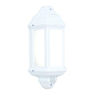 Saxby Lighting Halbury PIR 1lt wall IP44 7W cool white 54554