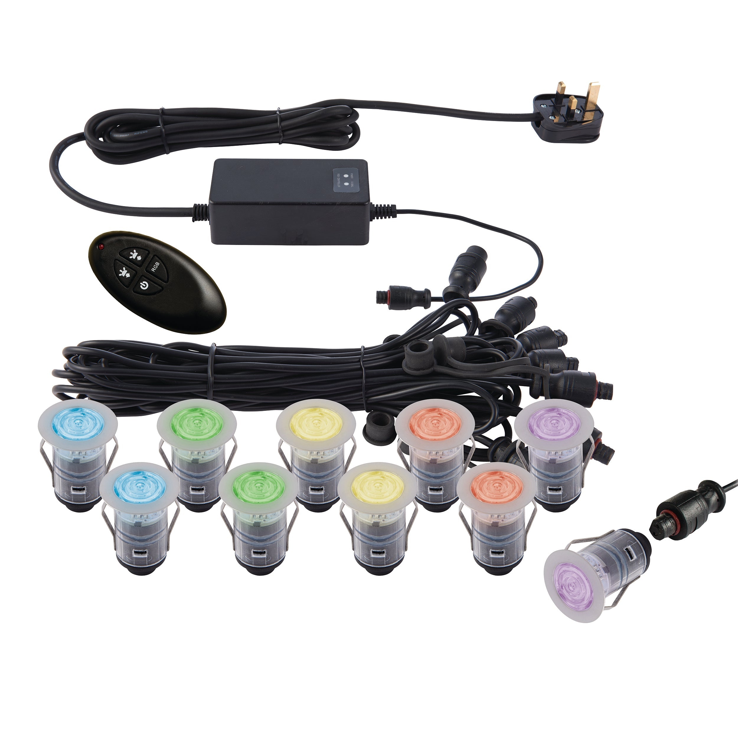 Saxby Lighting IkonPRO 25mm kit IP67 0.75W RGB 59136