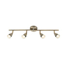 Saxby Lighting Amalfi 4lt Bar - Antique Brass 60992
