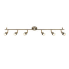 Saxby Lighting Amalfi 6lt Bar - Antique Brass 61001