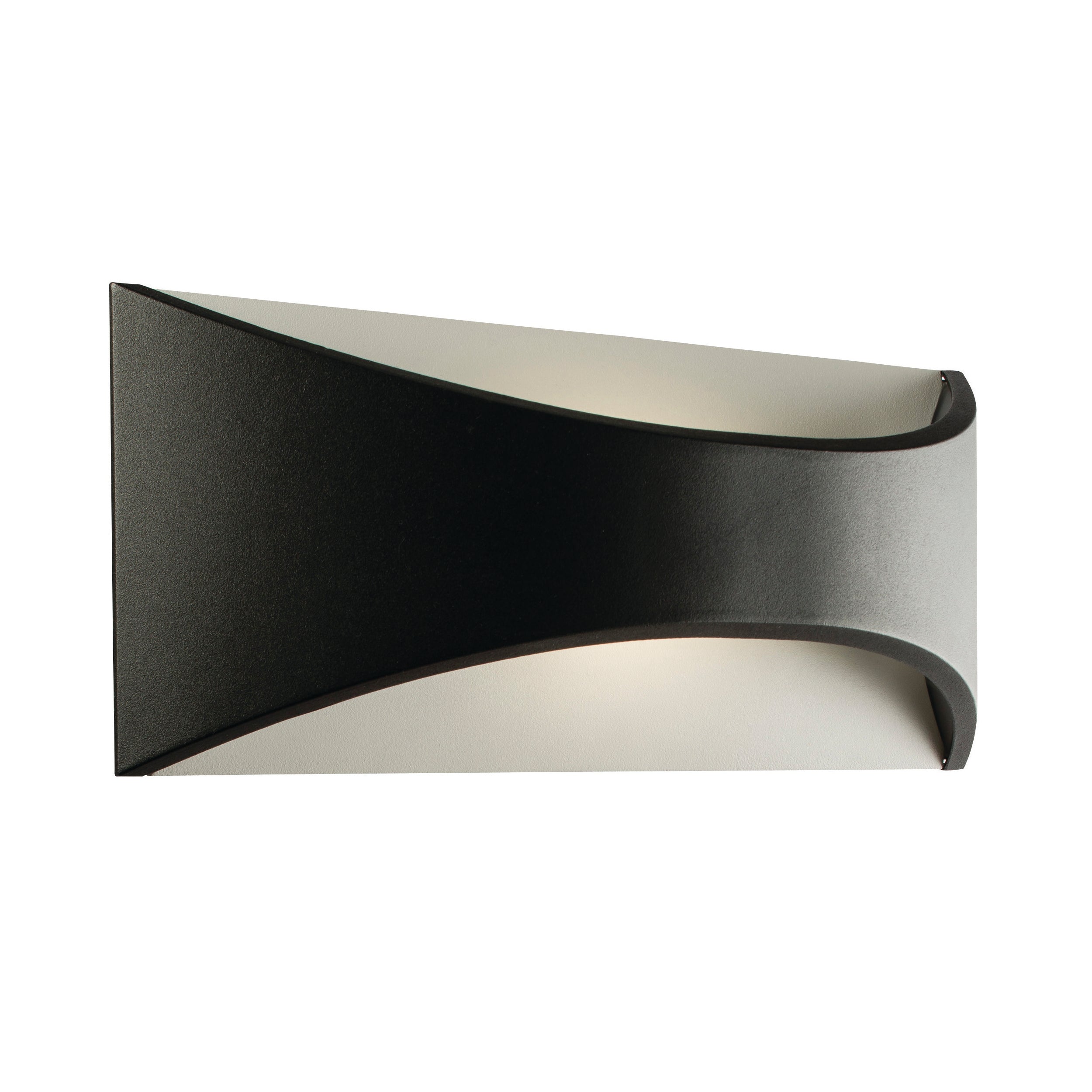 Saxby Lighting Vulcan CCT 300mm 1lt wall IP65 - Black 61865