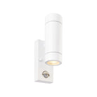 Saxby Lighting Palin PIR 2lt Wall IP44 - White 75440