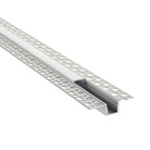 Saxby Lighting Rigel Plaster-in 2m Aluminium Profile/Extrusion Silver 80500