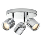 Saxby Lighting Knight 3lt Round IP44 - Chrome 81571