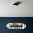 Lightologist Chrome plate & clear crystal Single Pendant Light WIN13102255