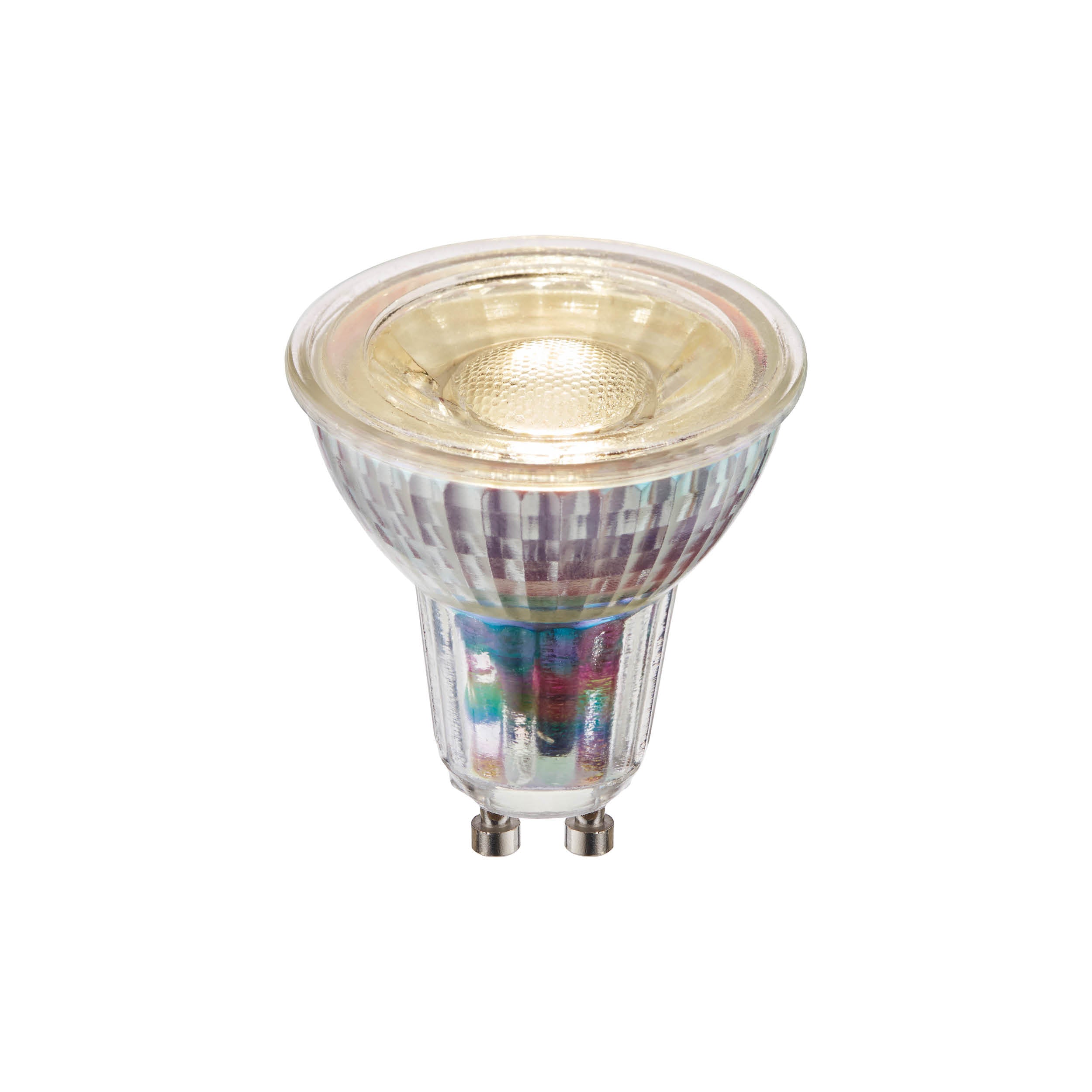 Saxby Lighting GU10 GLASS LED 6W | 470LM | 78LM/W | 3000K | 38 Beam Angle  - Dimmable 90982