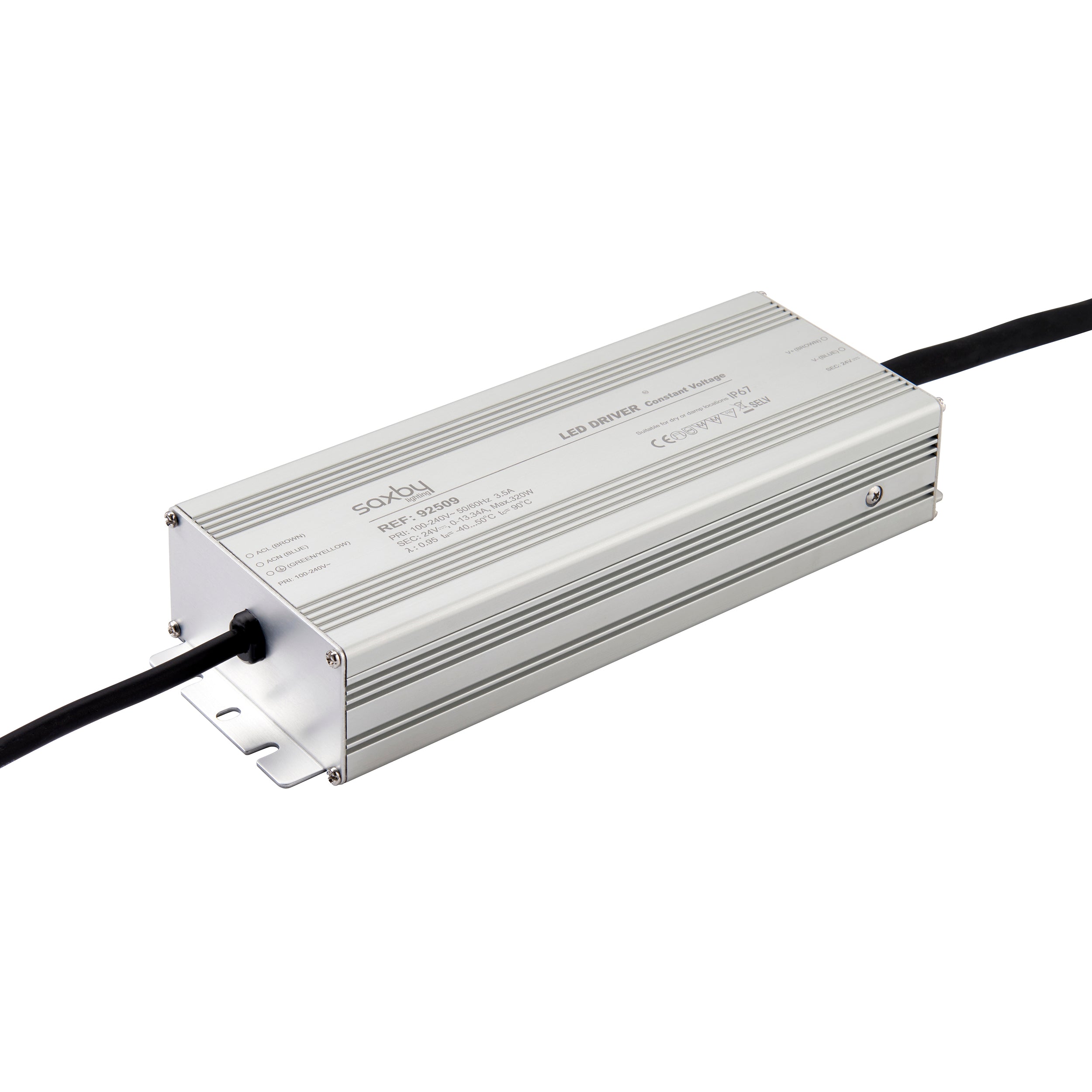 Saxby Lighting LED Driver Constant Voltage iP67 24V 320W IP67 92509