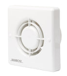Manrose 100mm Axial Bathroom Extractor fan with timer white 240v - XF100T