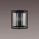 Lightologist Balmoral Wall Lamp Satin Black / Clear LO191143