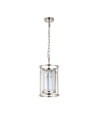 Lightologist Balmoral Pendant Light Polished Nickel / Clear LO191163