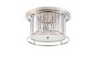 Lightologist Balmoral Flush Ceiling Polished Nickel / Clear LO191233